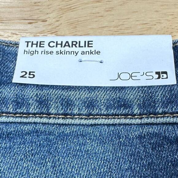 Joe's Jeans NWT The Charlie Ankle High Rise Skinny Jeans Size 25 Stretch - Picture 4 of 12